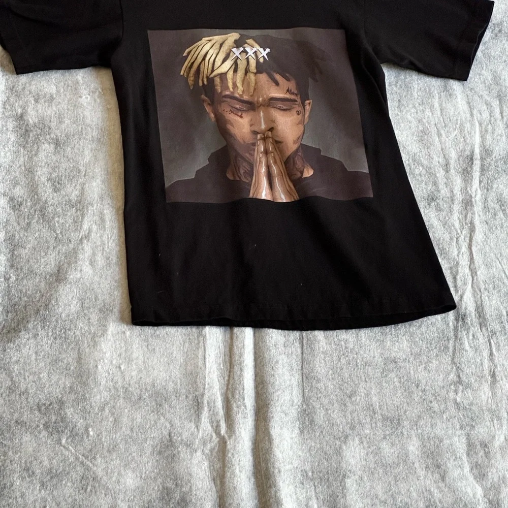 PRO ATHLETIC XXXTENTACION FACE PHOTO SHORT SLEEVE T-SHIRT SZ SMALL